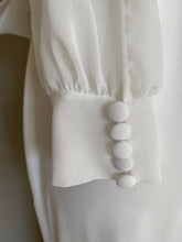 Load image into Gallery viewer, Chiffon Bridal Wrap Blouse
